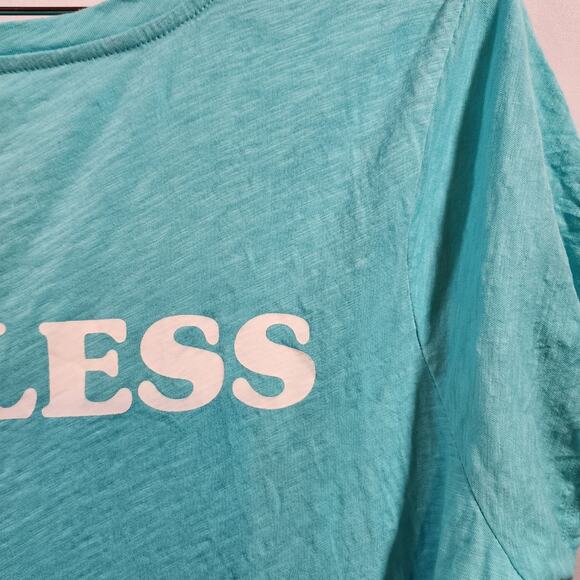 Torrid heritage slub blue vneck classic fit Potential graphic pocket t woman 3X - Picture 7 of 9